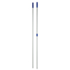 Microfiber Pro� Flat Mop Handles (Color : Blue/Grey, Quantity : 10 per Case, Size : 60 Long Fixed)