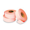 Two-Line Pricemarker Labels (Fluorescent Red, Three-Roll Box)