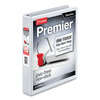 ClearVue� EasyOpen� Vinyl D-Ring Presentation Binders (1 Capacity, White)