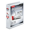 ClearVue� EasyOpen� Vinyl D-Ring Presentation Binders (1-1/2 Capacity, White)