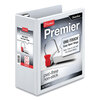 ClearVue� EasyOpen� Vinyl D-Ring Presentation Binders (4 Capacity, White)
