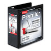 ClearVue� EasyOpen� Vinyl D-Ring Presentation Binders (4 Capacity, Black)