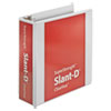 ClearVue� Premium Slant-D� Vinyl Presentation Binders (3 Capacity, White)