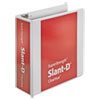 ClearVue� Premium Slant-D� Vinyl Presentation Binders (4 Capacity, White)
