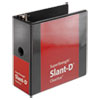 ClearVue� Premium Slant-D� Vinyl Presentation Binders (5 Capacity, Black)