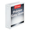 EasyOpen� ClearVue� Locking Round Ring Binders (2 Capacity, White)