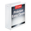 EasyOpen® ClearVue™ Locking Round Ring Binders (3 Capacity, White)