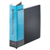 SpineVue� Vinyl Round Ring Binder (2 Capacity, Black)