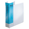 SpineVue� Vinyl Round Ring Binder (2 Capacity, White)