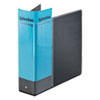 SpineVue� Vinyl Round Ring Binder (3 Capacity, Black)