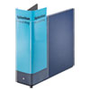 SpineVue� Vinyl Round Ring Binder (3 Capacity, Navy)