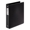 EasyOpen® Locking Round Ring Binder (1-1/2 Capacity, Black, With Sheet Lifters)