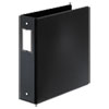 EasyOpen® Locking Round Ring Binder (2 Capacity, Black, With Sheet Lifters)