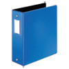EasyOpen® Locking Round Ring Binder (3 Capacity, Medium Blue, With Sheet Lifters)