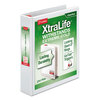 ClearVue� XtraLife� Slant-D� Vinyl Presentation Binders (1-1/2 Capacity, White)