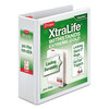 ClearVue� XtraLife� Slant-D� Vinyl Presentation Binders (3 Capacity, White)