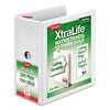 ClearVue� XtraLife� Slant-D� Vinyl Presentation Binders (5 Capacity, White)