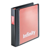 Cardinal� Infinity� ClearVue� Locking Slant-D� Ring Binder (Global Product Type : Binders-Ring Binder, Capacity Range ( ) [Max] : 1 1/2 in, Color(s) : Black)