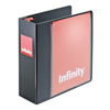 Cardinal� Infinity� ClearVue� Locking Slant-D� Ring Binder (Global Product Type : Binders-Ring Binder, Capacity Range ( ) [Max] : 3 in, Color(s) : Black)