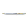 Classic� Century� Medalist� Chrome Ballpoint Pen (23 Kt. Gold-Plated Accents)