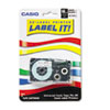 Label Tape (18mm, Black on White, Cartridge)
