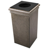 30-Gallon StoneTec Waste Container (Capacity : 30-Gallon Capacity, Size : 33 H x 19 Square, Color: Aspen)