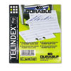 TELINDEX® flip Rotary Address Card File, Address Card Refills