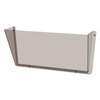 Unbreakable Single Pocket Wall File (Smoke, Letter Size)