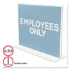 Stand-Up Double-Sided Sign Holders