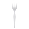 Heavy Weight Fork Tableware (Color : White, Quantity : 1000 per Case)