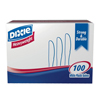 Heavyweight Polystyrene Full-Size Cutlery (Quantity : 100 Pieces per Pack)