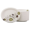 Dixie Ultra&reg; Pathways. 8.5 x 11 Heavy Weight Oval Paper Platters DIX SX11PLPATH