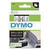 Label Maker Accessories (3/8 Wide, Black on White, D1 Tape)