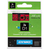 Label Maker Accessories (1/2 Wide, Black on Red, D1 Tape)