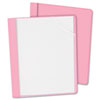 Oxford� Clear Front Standard Grade Report Cover (Global Product Type : Report Covers-Tang Fastener, Front Cover Color(s) : Clear, Back Cover Color(s) : Pink)