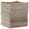 Basic Light-Weight Oil Absorbent Pads (Color: Grey, Quantity : 100 Pads per Case, Sheet Size: 15 x 19 )