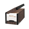 FastFold� Recycled SYSTEMATIC� Storage Files with Flip Top Lid (Woodgrain, 12-1/8 x 10 x 15, Letter/Legal Size)