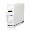 X-Ray Recycled Basic Strength Storage Box (White/Blue, 5 x 14-7/8 x 18-3/4, Film Jacket Size)