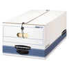 FastFold� Recycled STOR/FILE� Storage Files with String and Button Tie Closure (White/Blue, 15 x 10 x 24, Legal Size)
