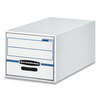 STOR/DRAWER� Recycled Storage Drawers (White/Blue, 12-1/2 x 10-3/8 x 23-1/4, Letter Size)