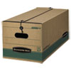 Recycled FastFold� STOR/FILE� Storage Files with String and Button Tie Closure (Kraft/Blue, 12 x 10 x 24, Letter Size)