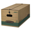 Recycled FastFold� STOR/FILE� Storage Files with String and Button Tie Closure (Kraft/Blue, 15 x 10 x 24, Legal Size)
