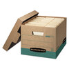Recycled R-KIVE� Maximum Strength Storage Boxes (Kraft/Blue, 12 x 10 x 15, Letter/Legal Size)
