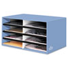 Bankers Box� Decorative Solid Color Literature Sorter (Literature Sorter Type : Open Front, Global Product Type : Literature Sorters-Open Front, Number of Compartments : 8)