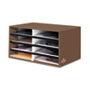Bankers Box� Decorative Solid Color Literature Sorter (Literature Sorter Type : Open Front, Global Product Type : Literature Sorters-Open Front, Number of Compartments : 8)