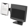 Office Suites Monitor Mount Copyholder (13-1/4w x 2d x 15h, Black/Silver)