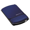 Gel Wrist Support and Mouse Pad with Microban� Protection (Sapphire/Black)