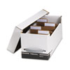 High-Capacity Corrugated Diskette or CD File