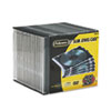Thin Jewel Cases (25 Cases per Pack, Clear/Black)