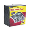 Thin Jewel Cases (100 Cases per Pack, Clear)